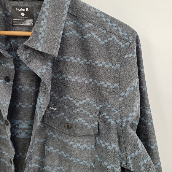 Hurley Dri Fit Buttom Down Aztec Print Shirt - Picture 10 of 10